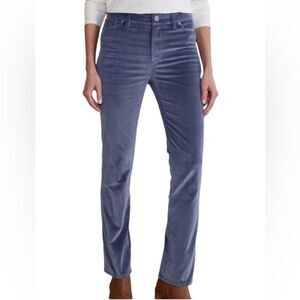 SOFT SURROUNDINGS Blue Blakely Velveteen Pants Size 12